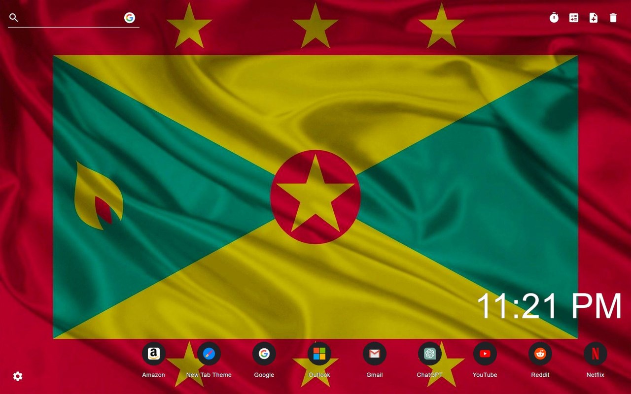Ghana Flag Wallpaper New Tab