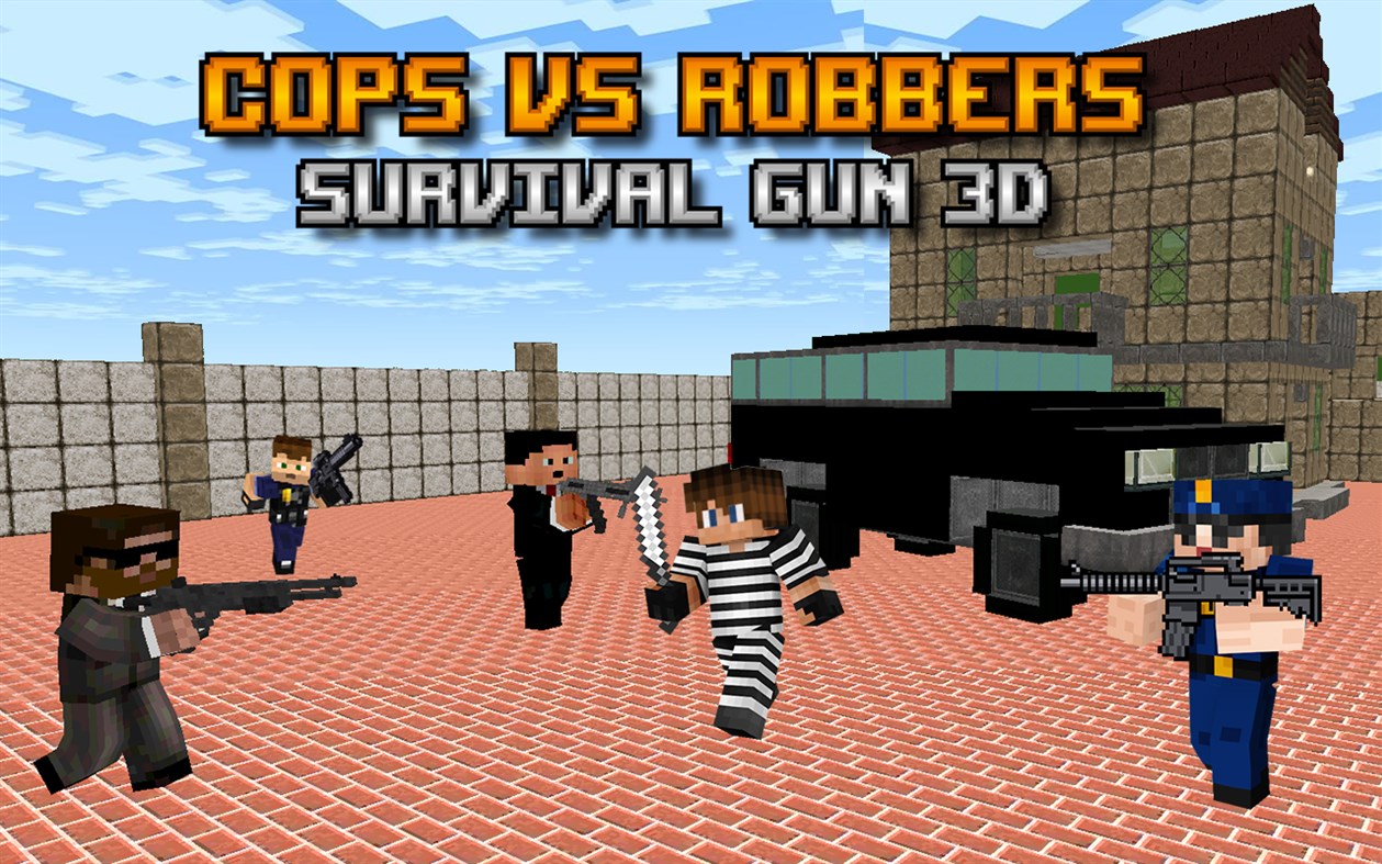 #4. Cops Vs Robber Survival Gun 3D (Windows) Podle: Aeria Canada Studio, Inc.