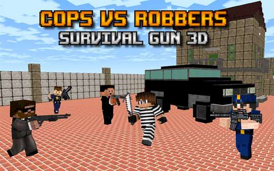 Cops Vs Robber Survival Gun 3D screenshot 4
