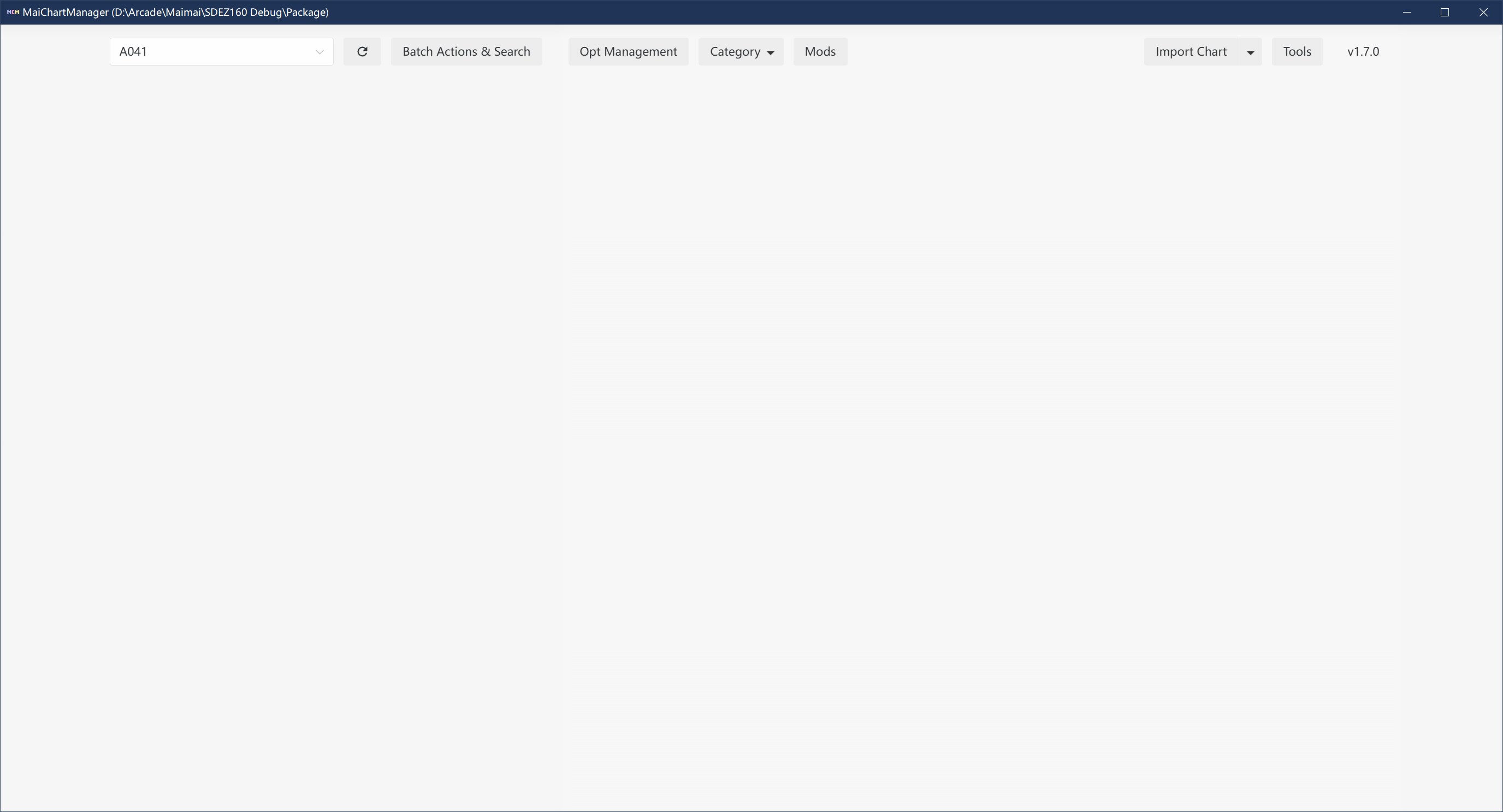 MaiChartManager screenshot