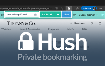 Hush - private bookmarking small promo image