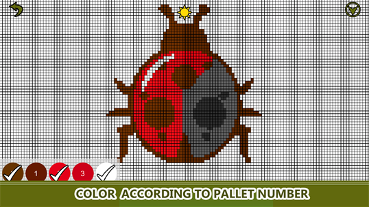 Insects Color By Number: Pixel Art, Bugs Coloring Book screenshot 1