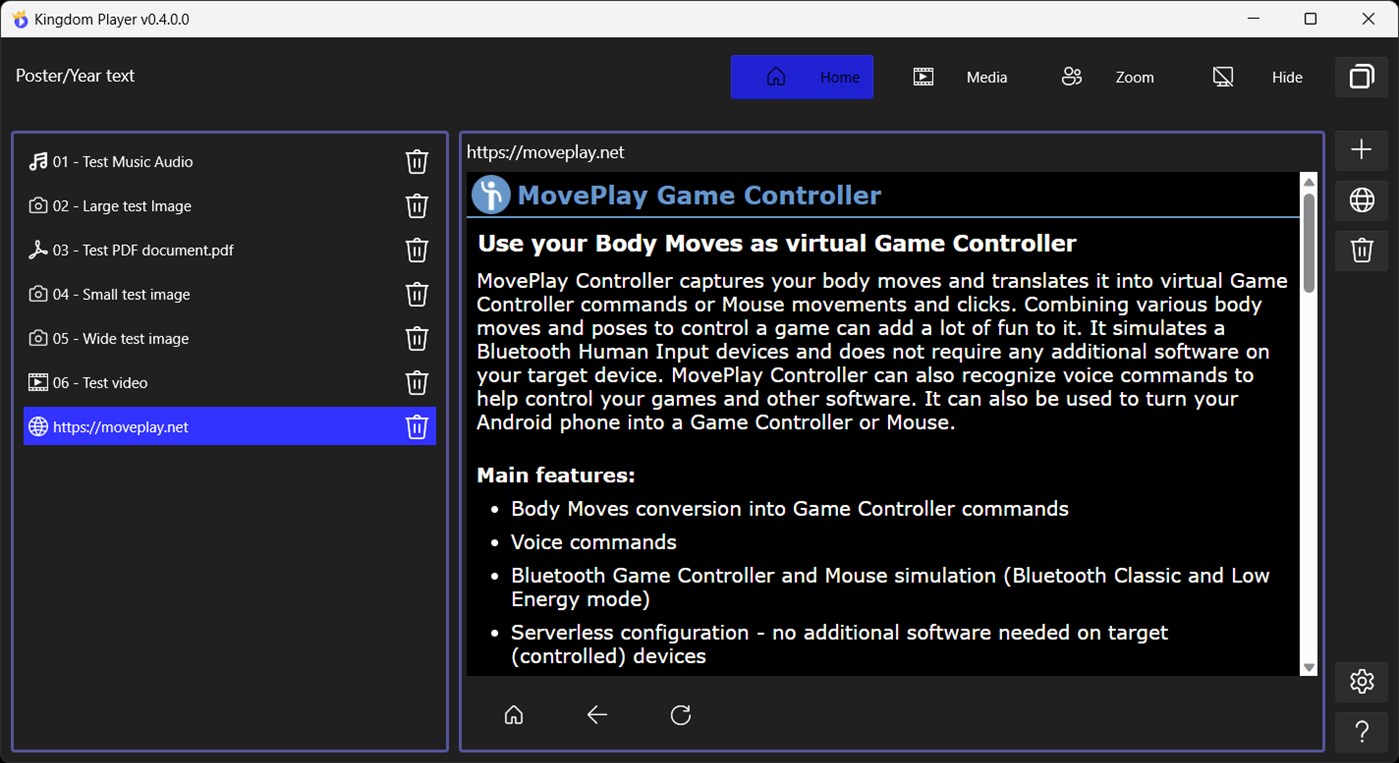 #3. Kingdom Player (Windows) 게시자: Nedjo Cvijetic