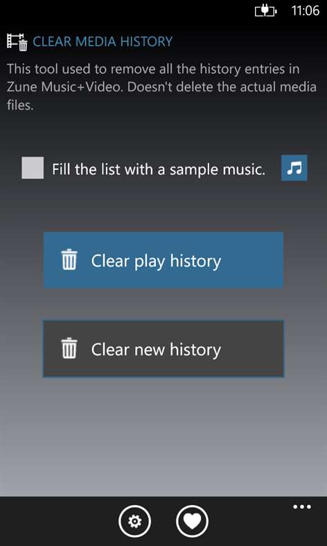 Clear Media History Screenshots 1