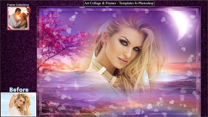 buy art collage frames templates fo photoshop microsoft store