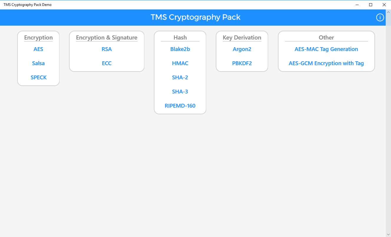TMS Cryptography Pack Demo - Windows に無料でダウンロードしてインストールする | Microsoft Store