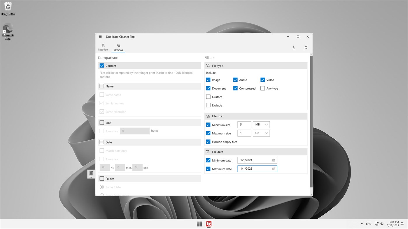 #3. Duplicate Cleaner Tool (Windows) Podle: Mehrzad Chehraz