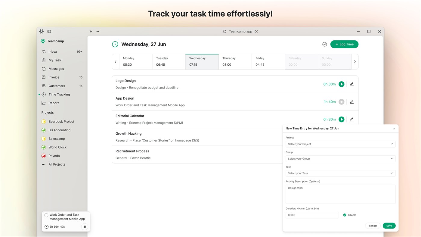 #4. Teamcamp - Project Management (Windows) Podle: Pixer Digital
