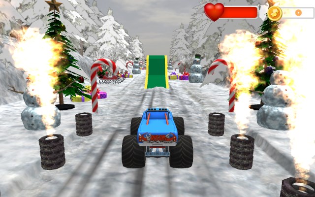 Christmas Monster Truck Game
