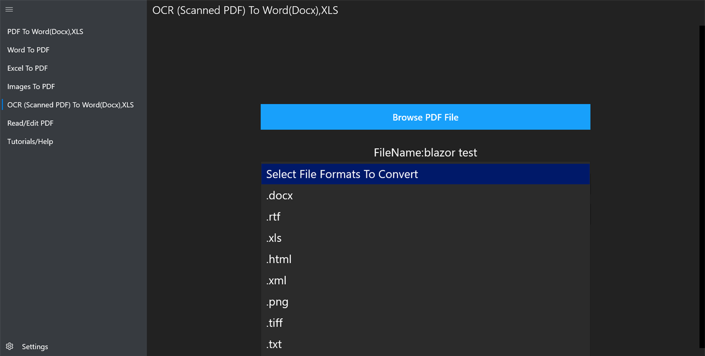 #8. PDF Converter: PDF File Converter (Windows) بواسطة: finetuneapps