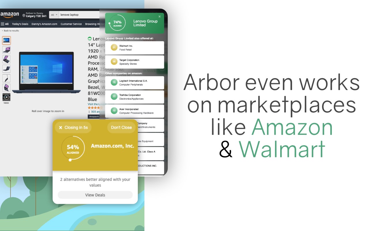 Arbor - Align Your Purchases With Your Values