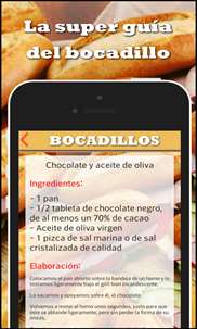 Guía de bocadillos screenshot 4