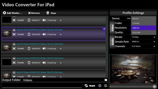 Video Converter For iPad screenshot 5