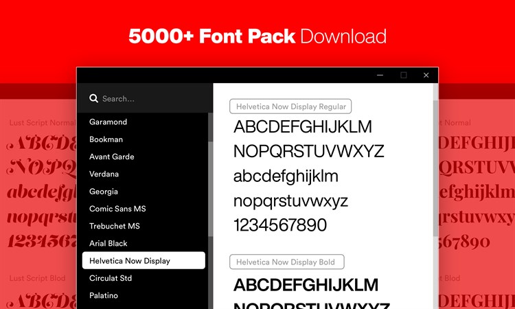 Font Package - PC - (Windows)