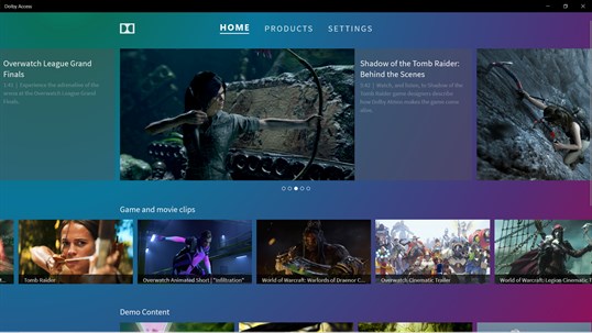 Dolby Access screenshot