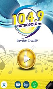 Metrópole FM Osvaldo Cruz/SP screenshot 1
