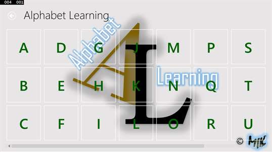 Alphabet Learning screenshot 3