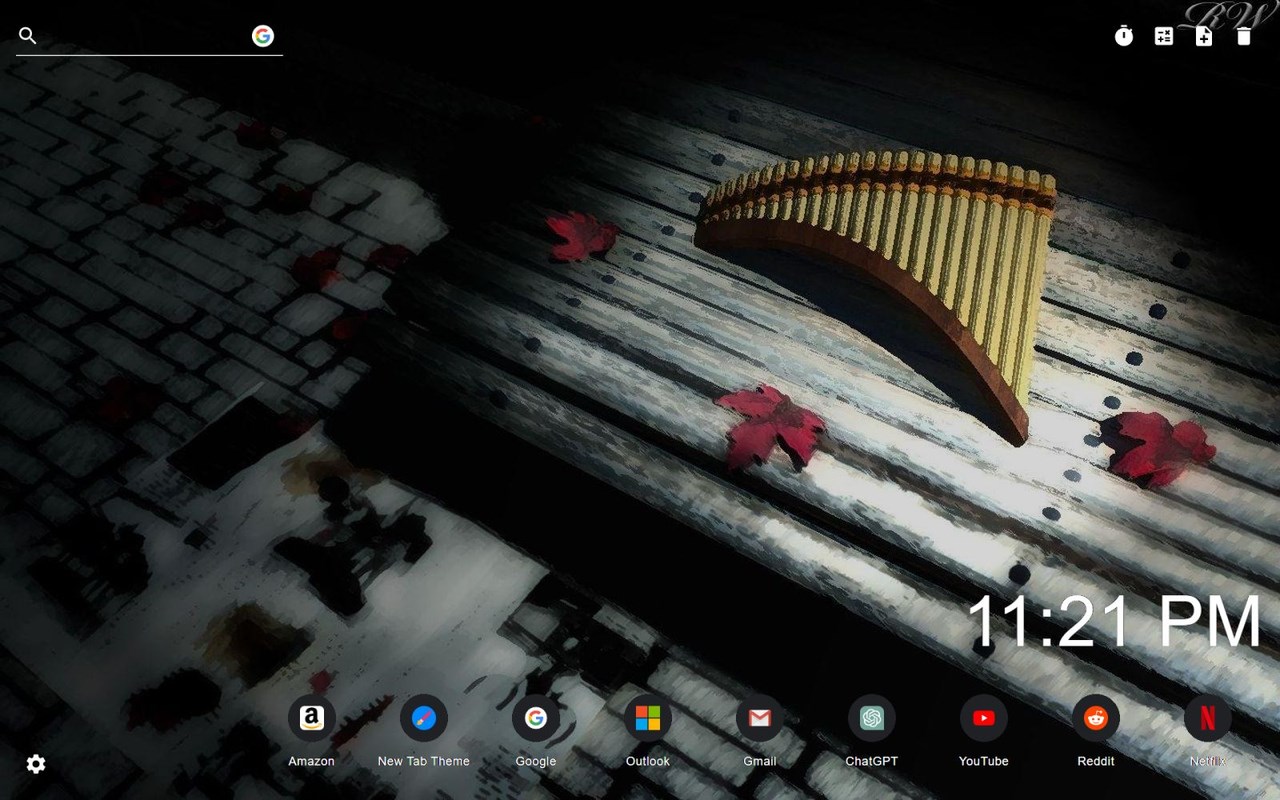 Pan Pipes Wallpaper New Tab