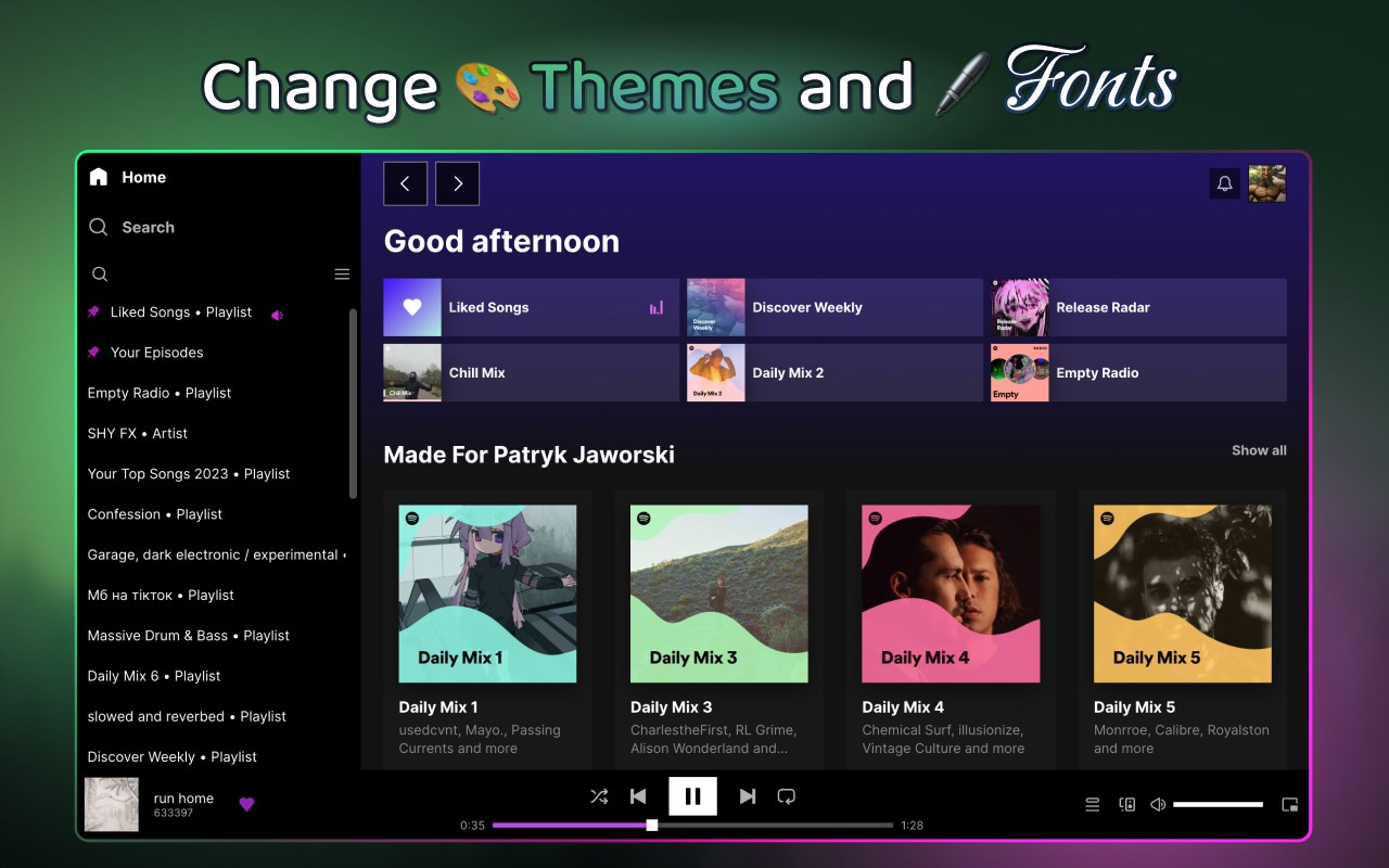 SpoPlus - Edit Spotify Theme & Settings