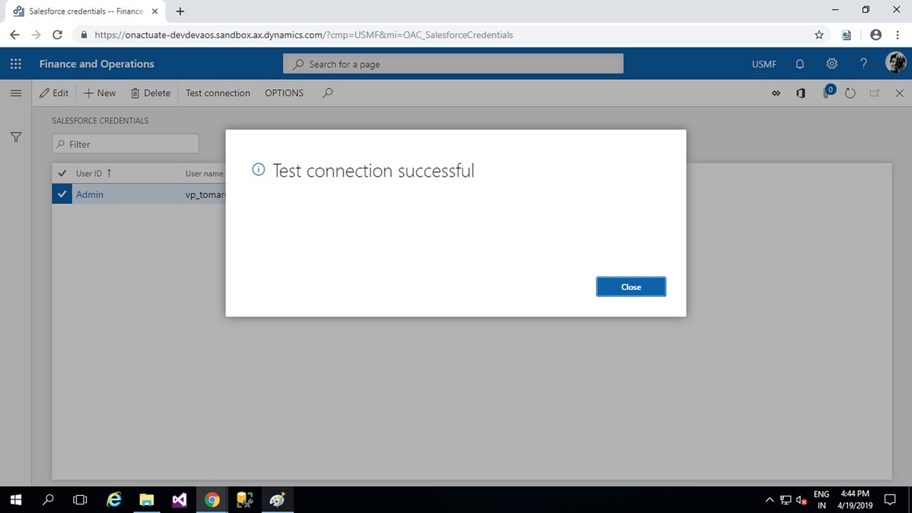 Snapshot 2 of D365 SFDC Integrator (SaaS)