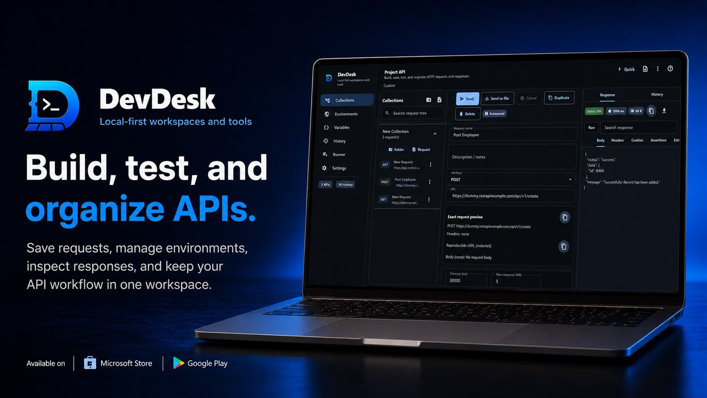 #5. DevDesk (Windows) Przez: Baishalya