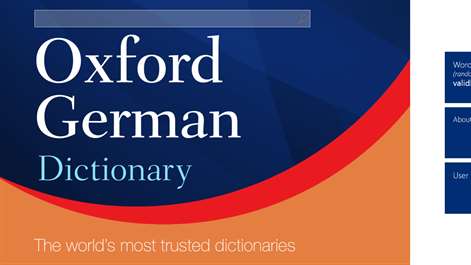 Oxford German Dictionary Screenshots 1