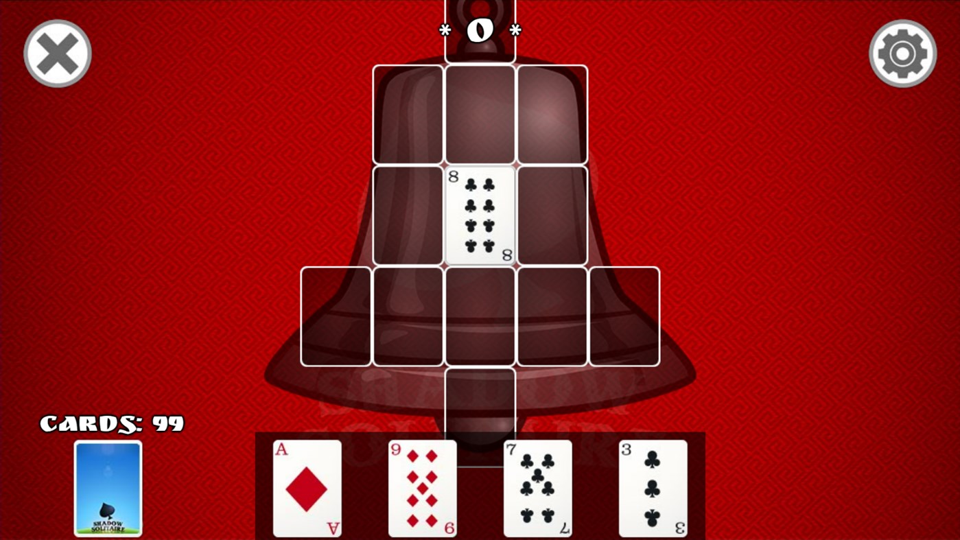 #2. Shadow Solitaire (Windows) 由: Pozirk Games Inc.