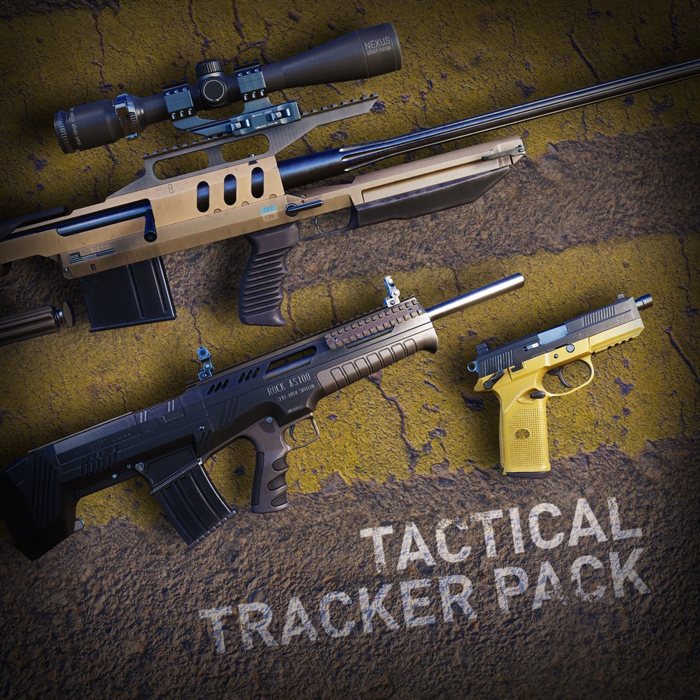 Tactical Tracker Weapons Pack cover art (full size)