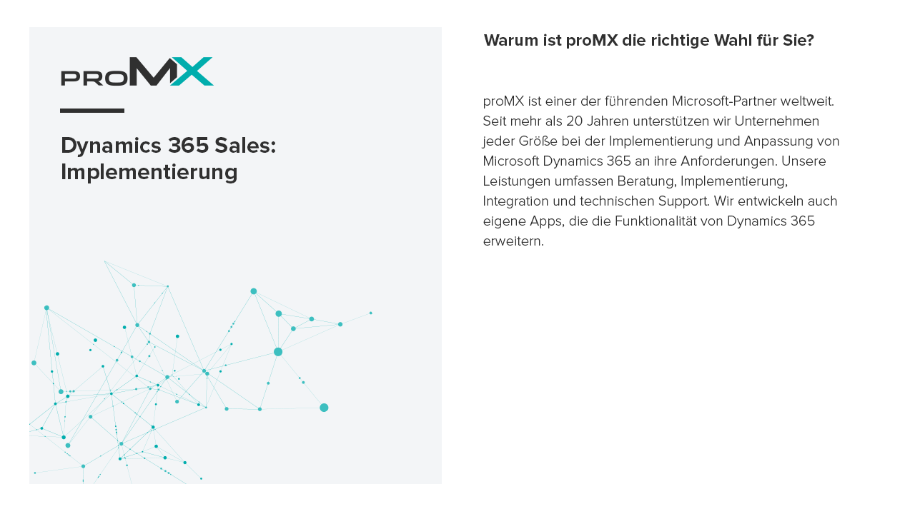 Snapshot 3 of Dynamics 365 Sales: Implementierung