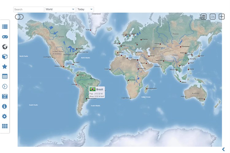 World Atlas & Quiz MxGeo Pro - PC - (Windows)
