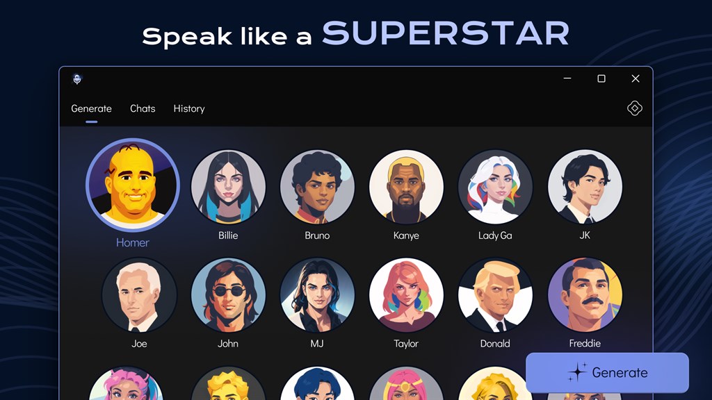 Celebrity Voice Generator: AI Chat & Prank Speech Effects_1