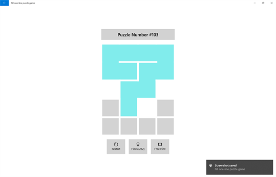 Fill one-line puzzle game screenshot 3
