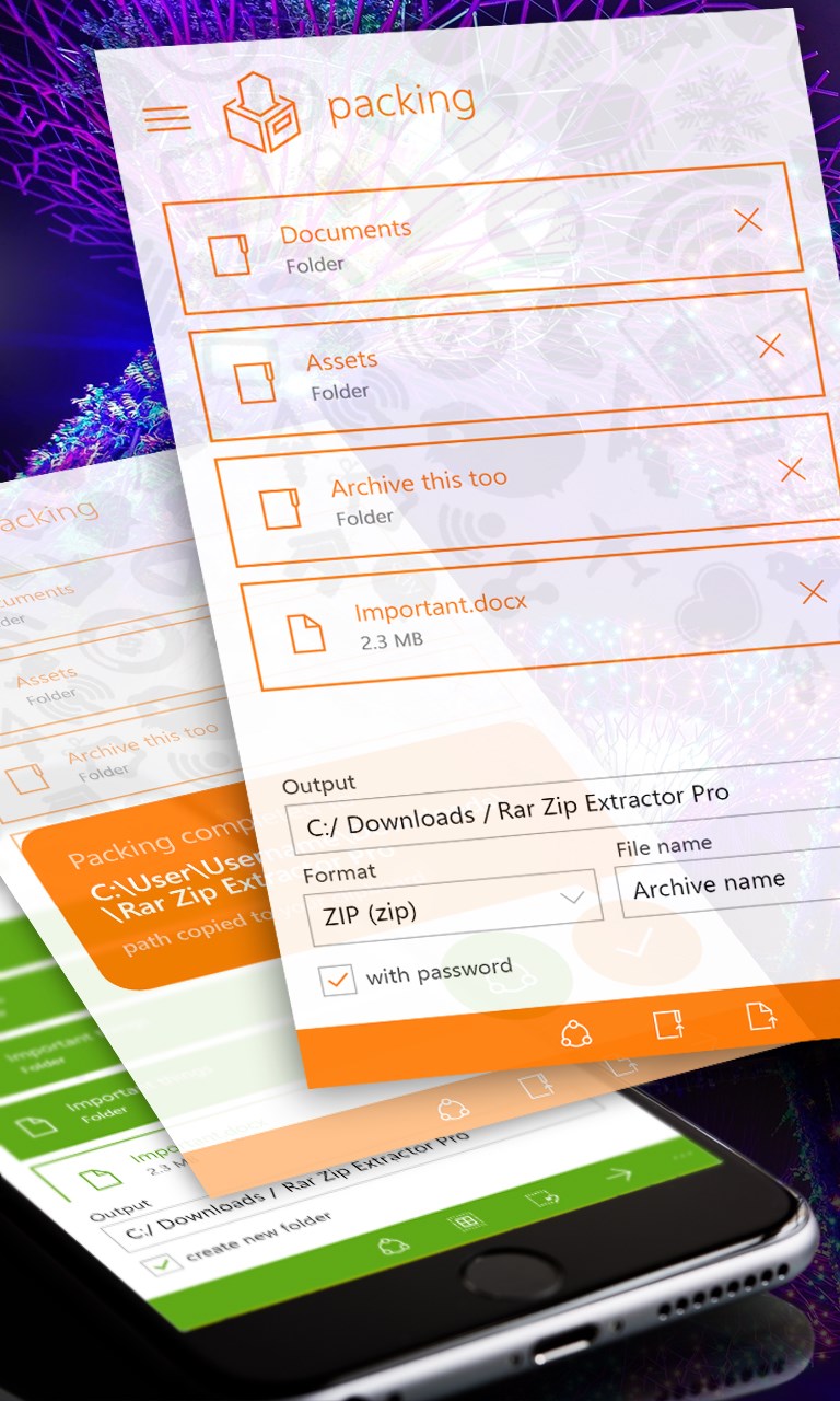 View Download Rar Zip Extractor Pro Background