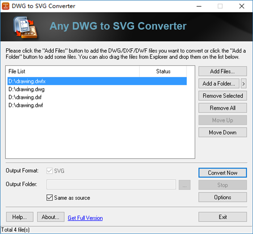#1. DWG to SVG Converter (Windows) بواسطة: AnyDWG Software
