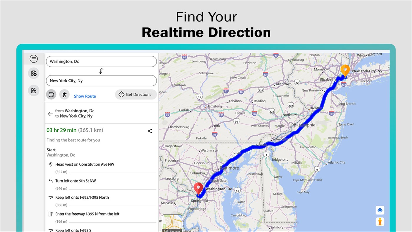 #4. Live Mobile Location and GPS Coordinates (Windows) By: Good Job Apps