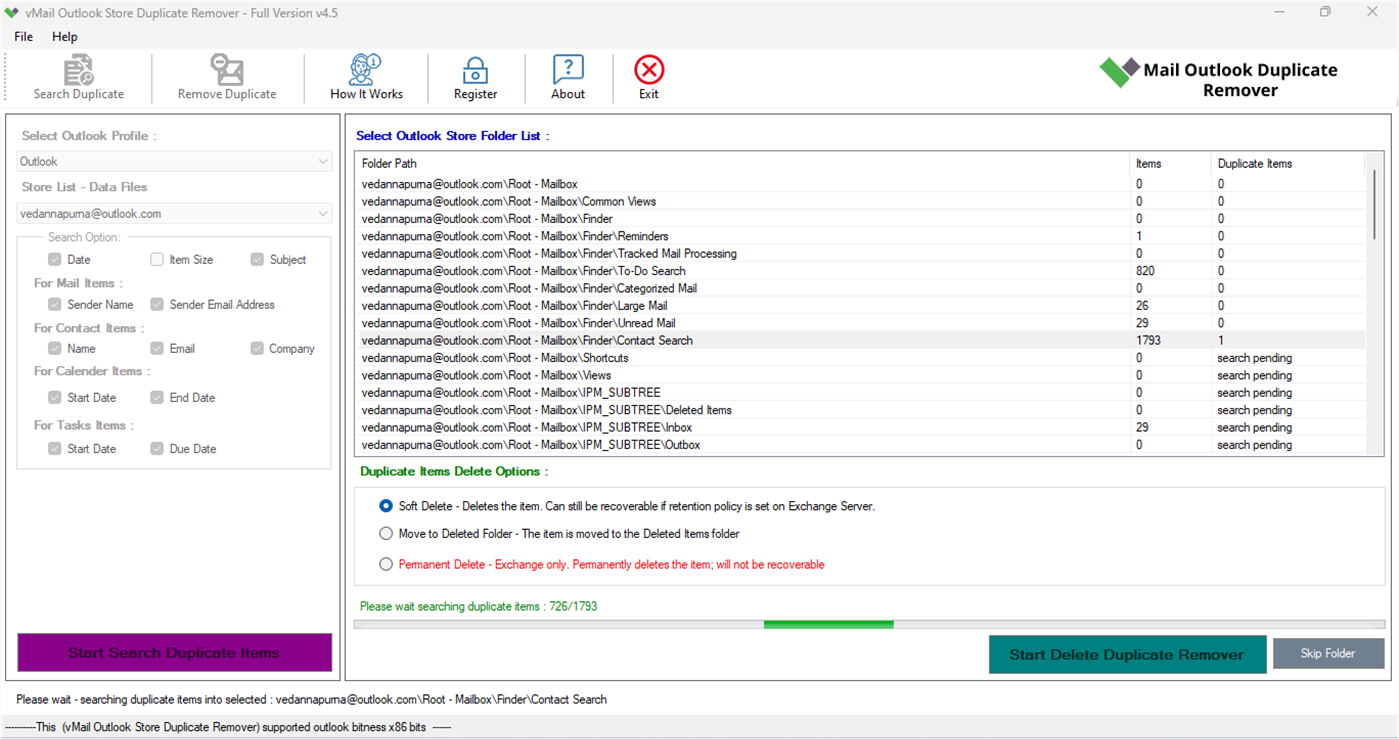 #5. vMail PST Duplicate Remover (Windows) Podle: VARTIKA SOFTWARE PRIVATE LIMITED