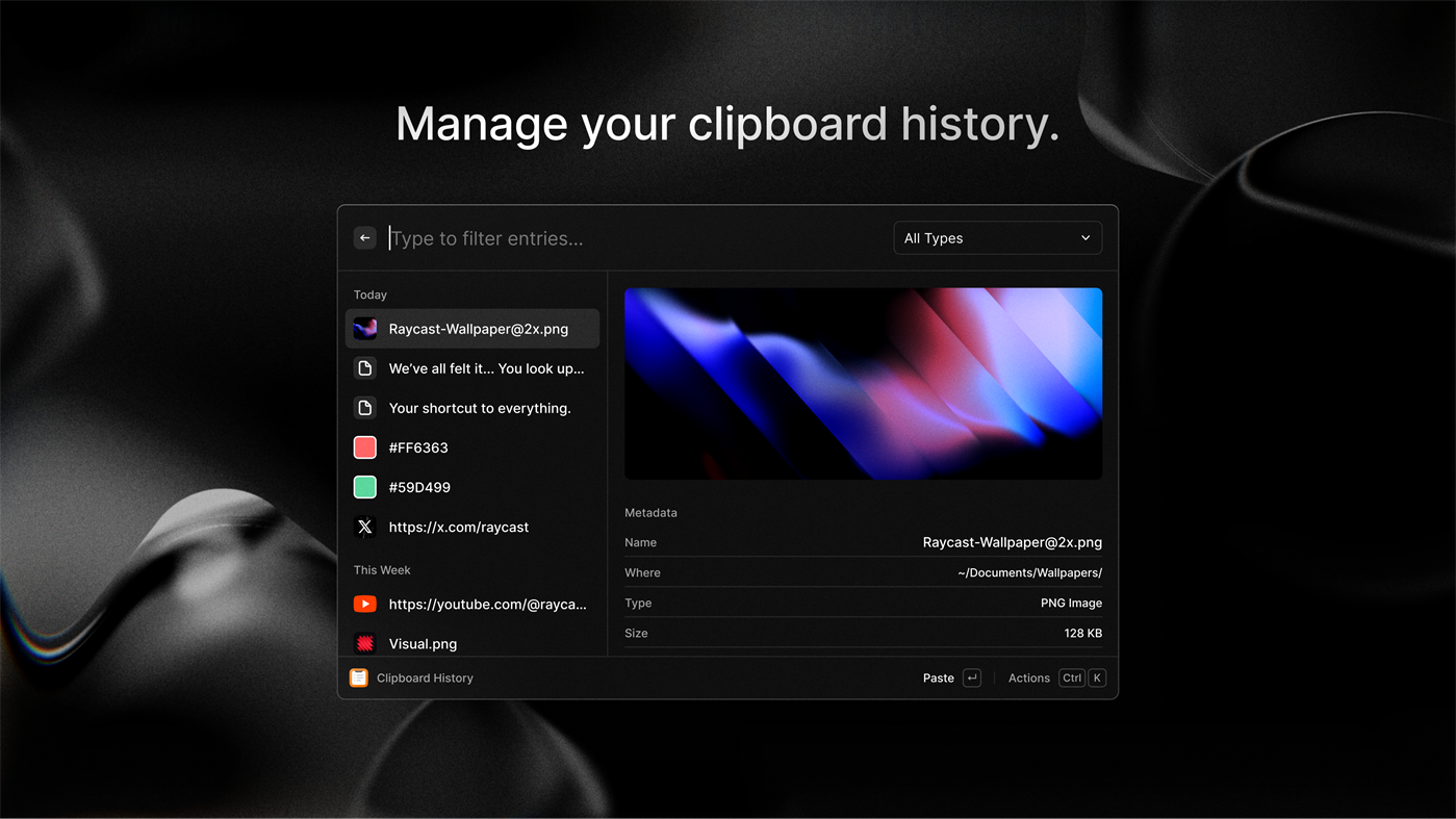 #3. Raycast (Windows) By: Raycast Technologies Ltd.
