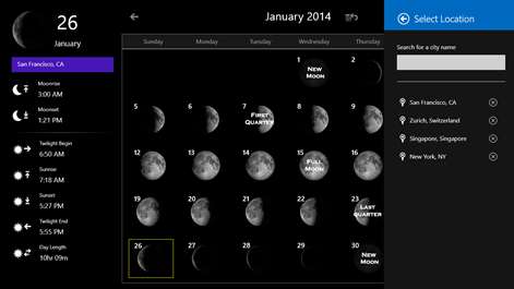 Moon Calendar! Screenshots 2