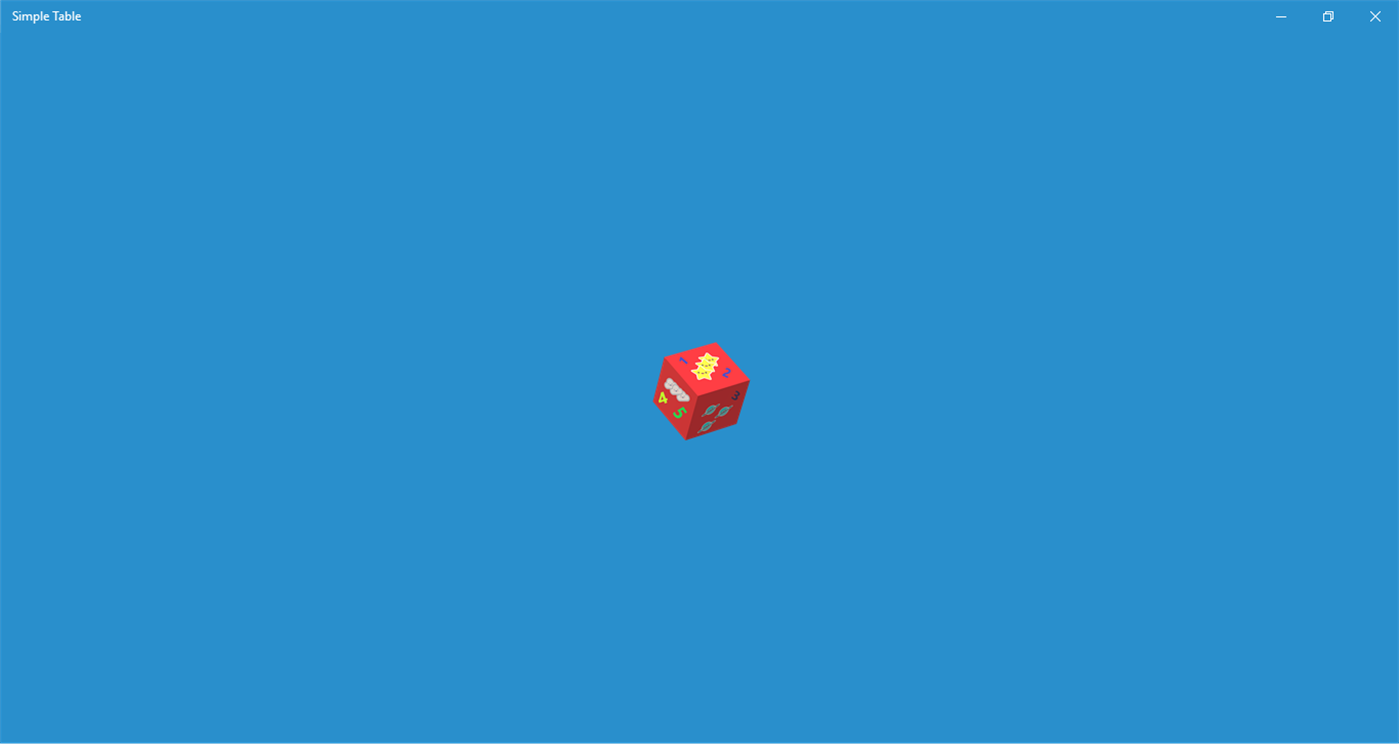 #1. Simple Table (Windows) Av: Arrpita Gupta