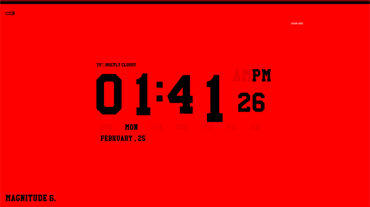 Alarm Clock HD+ screenshot 2