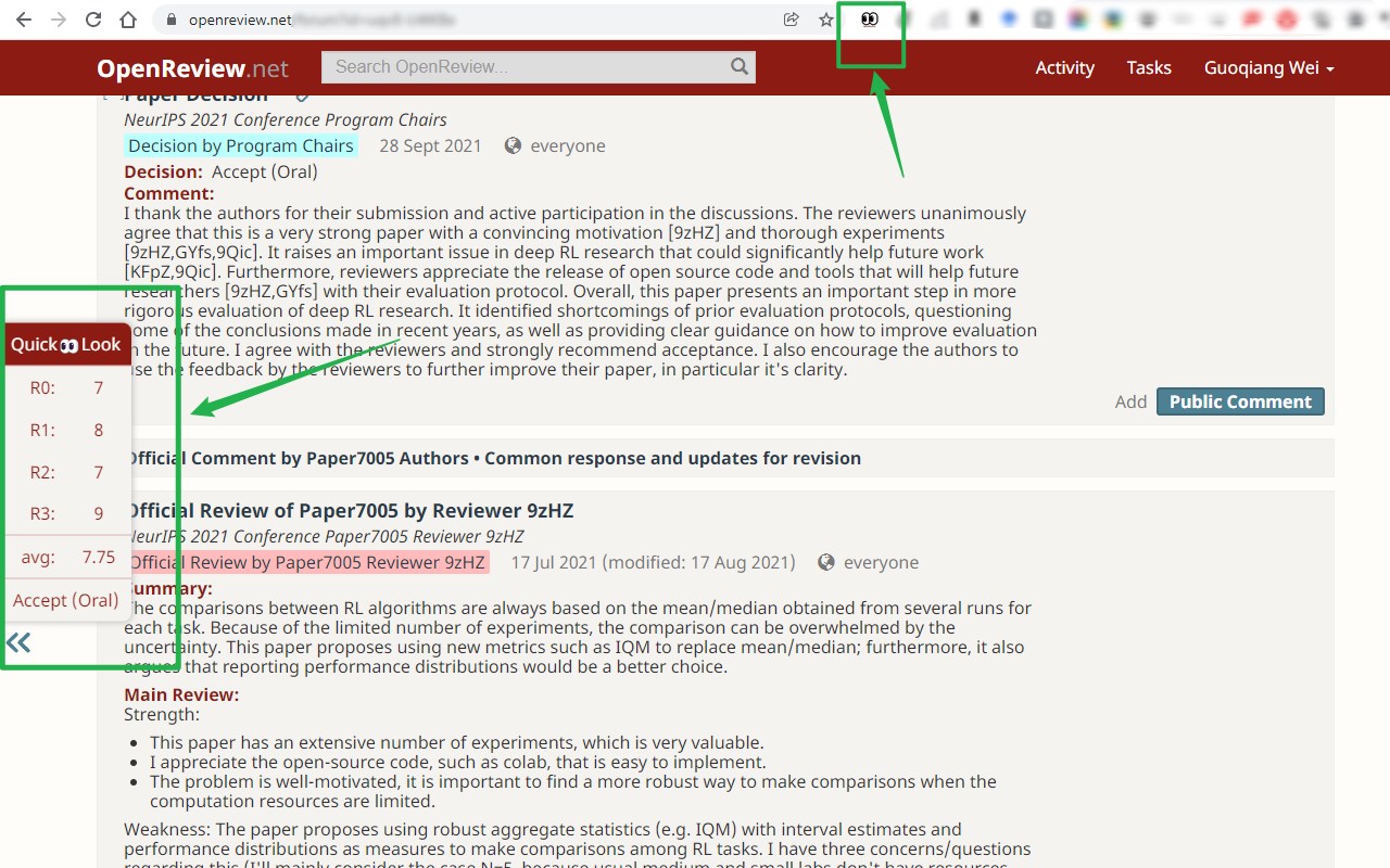 Openreview Quicklook