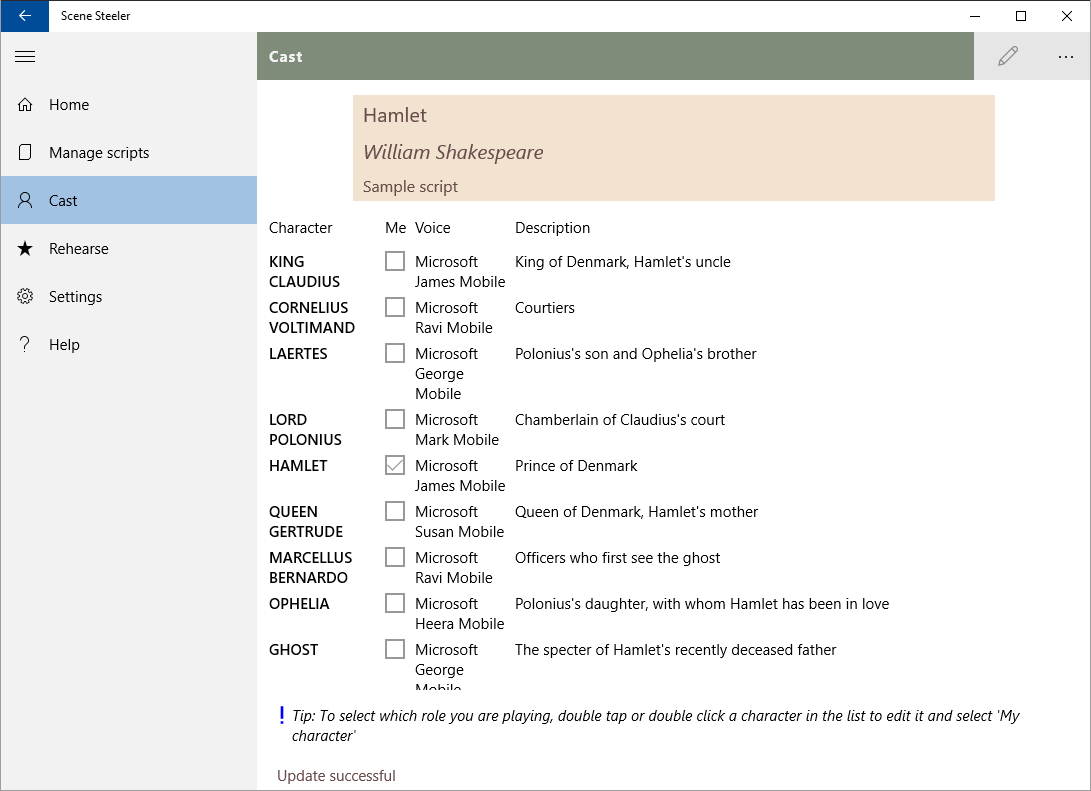 Text To Voice Microsoft Sample