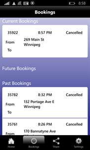Unicity Taxi Winnipeg screenshot 5
