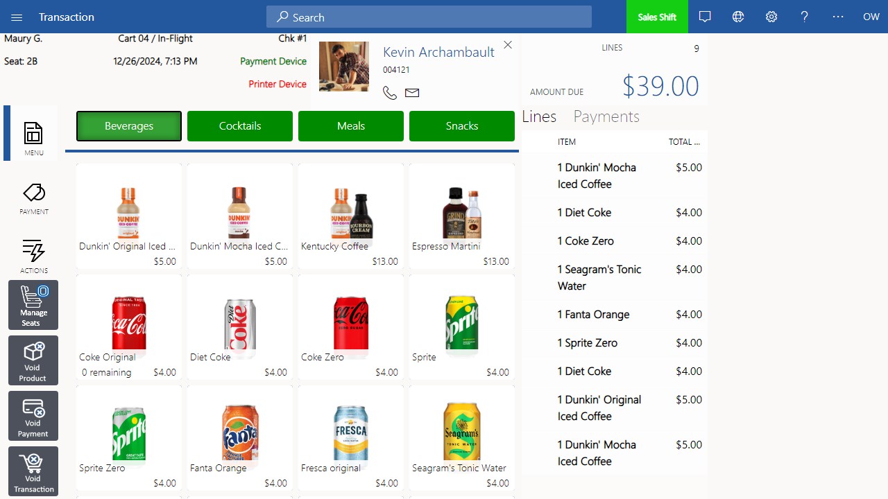 Snapshot 3 of Amicis Lifestyle | In-Flight Retail and Operations