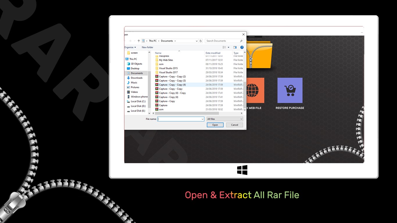 Extract Rar Zip Unrar Open Archive All Files Rar Zip Extractor Beziehen Microsoft Store De De