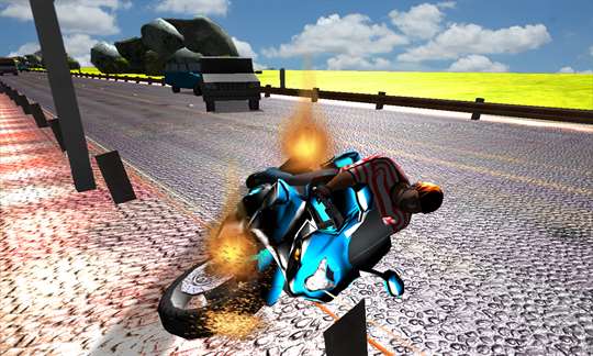 City Moto Bike Racer 3D screenshot 5
