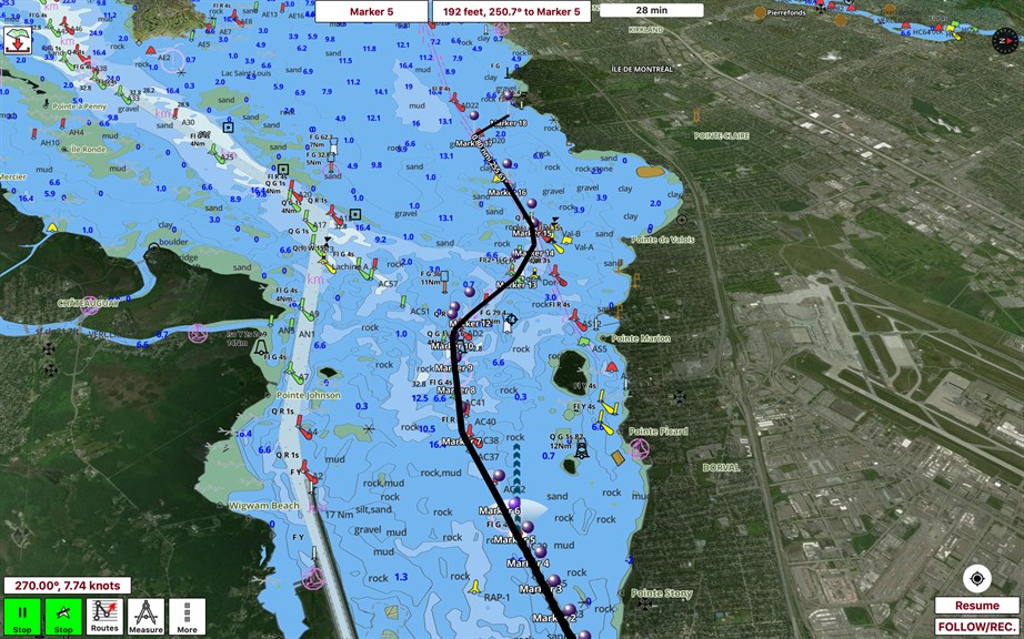 Lake Erie Fishing Map - Western Basin Fishing Map by Fishing Hot Spots