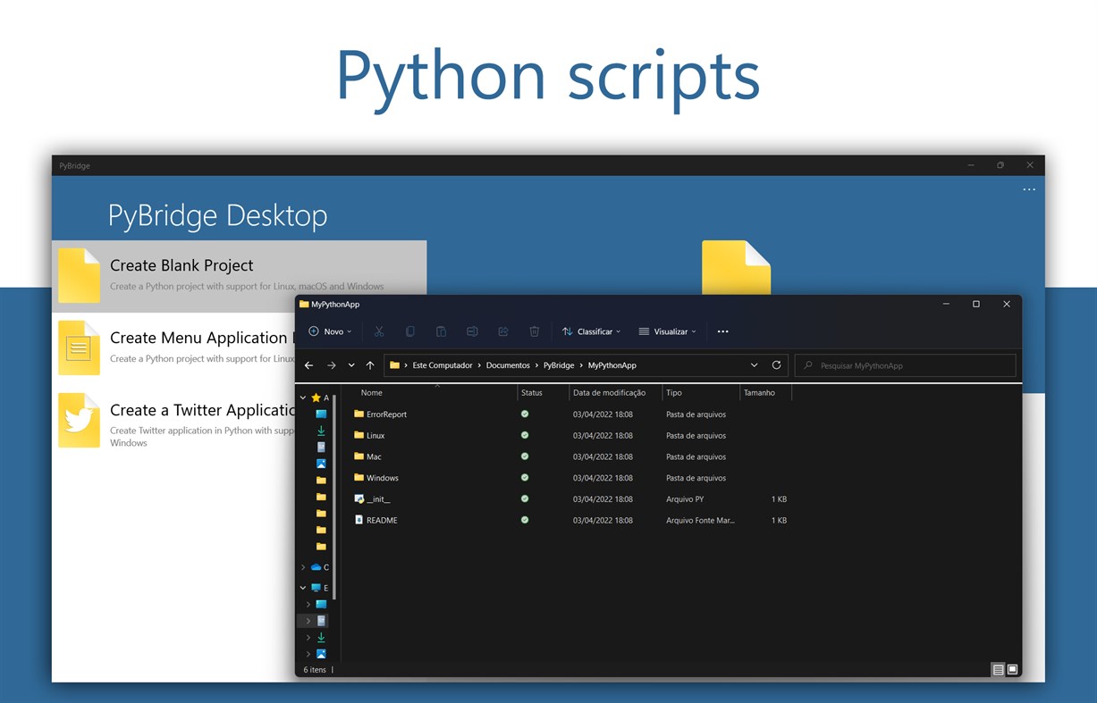 #4. PyBridge (Windows) Podle: Bisneto