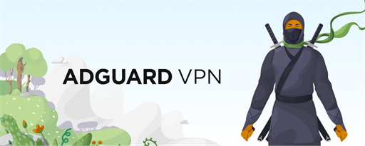 AdGuard VPN — free & secure proxy marquee promo image