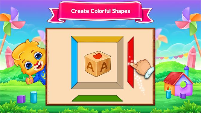 get colors  shapes  kids learn color and shape  microsoft